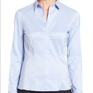 Brand New $198 Hugo Boss Bushina Blue Sz 0